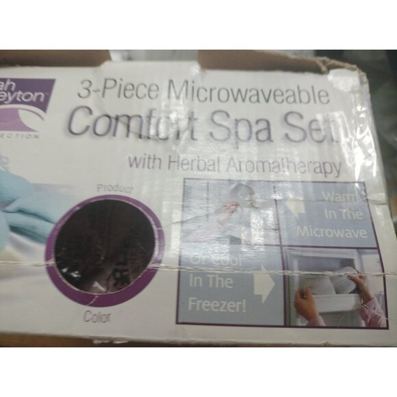 SARAH PEYTON 3 PIECE PINK  MICROWAVEABLE COMFORT SPA HERBAL AROMATHERAPY NEW - Picture 9 of 11